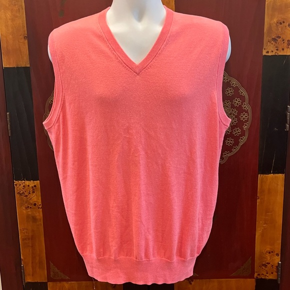 Peter Millar Cotton Cashmere Golf Sweater Vest Men’s Medium - Picture 11 of 11